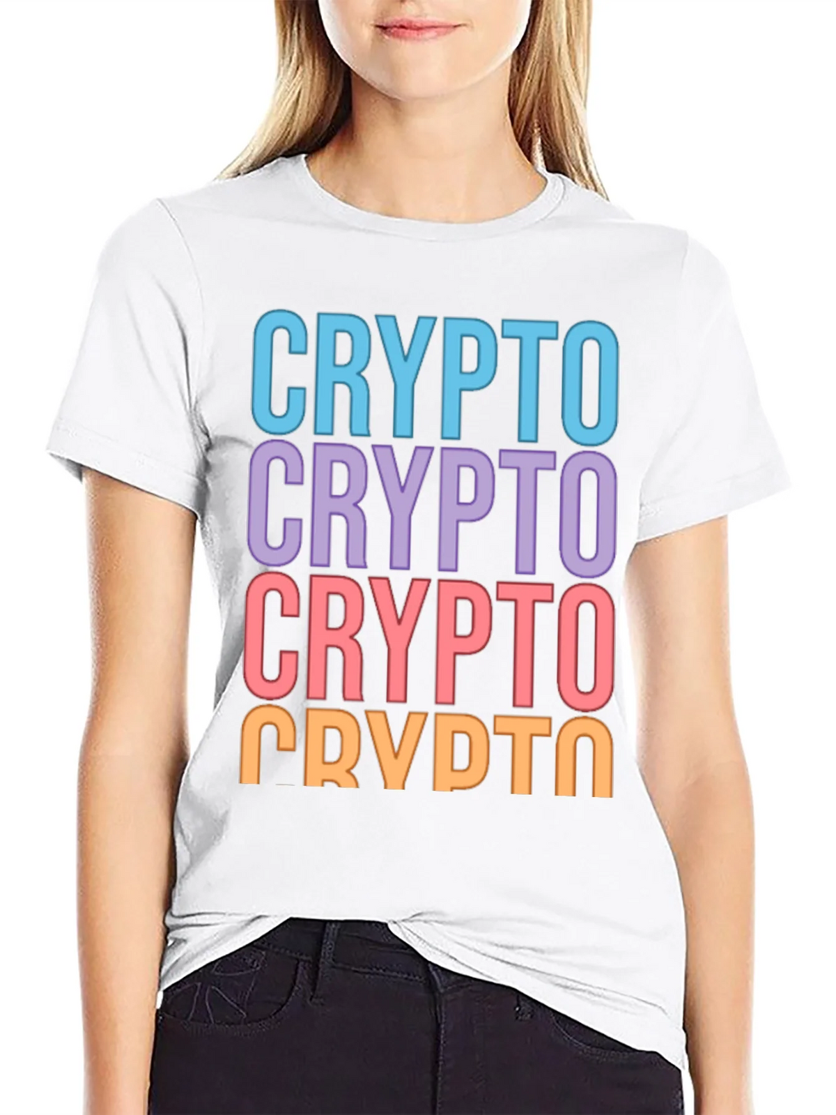 Crypto T-Shirt - Colorful Graphic Tee product image 4