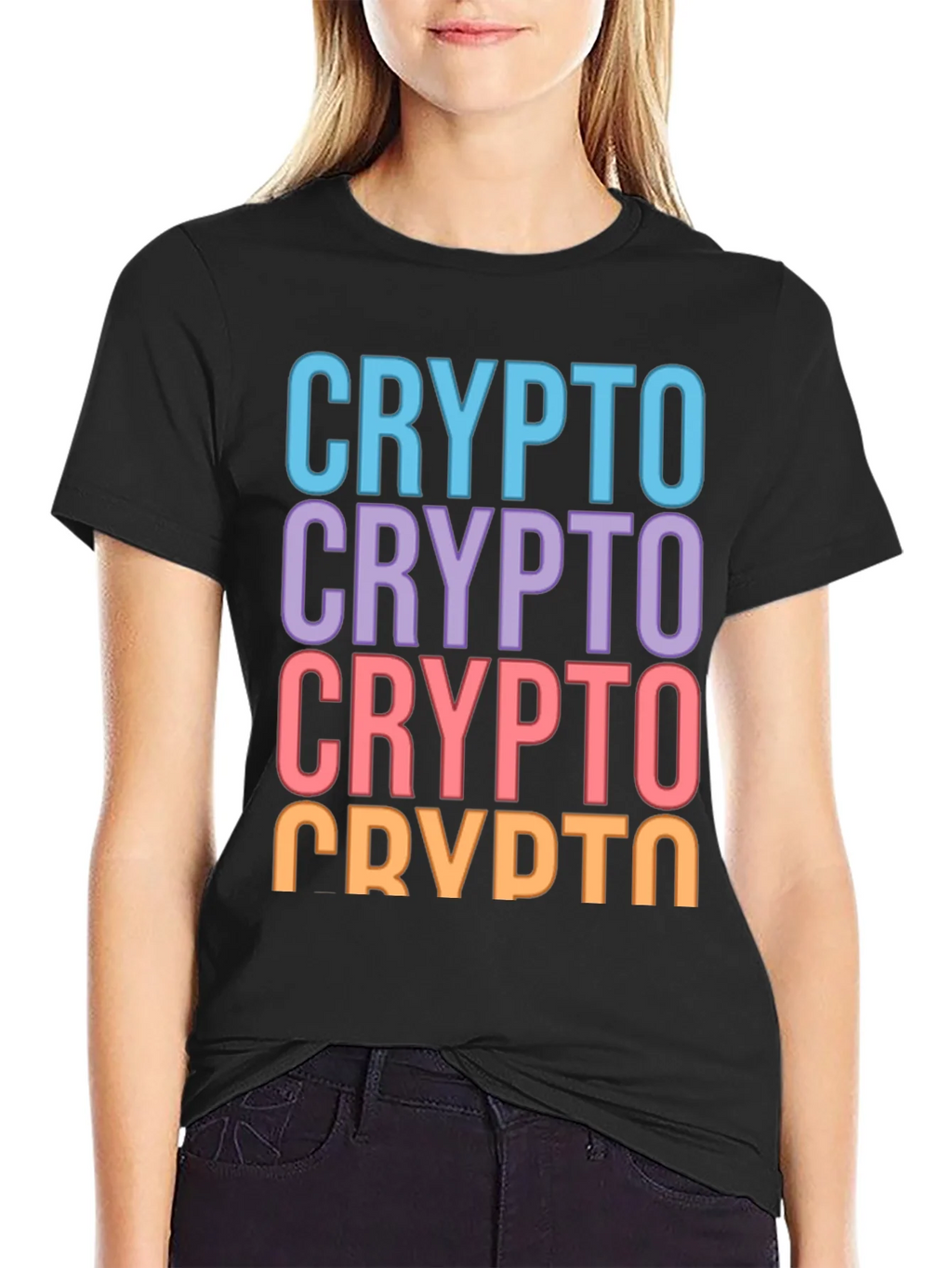 Crypto T-Shirt - Colorful Graphic Tee product image 1
