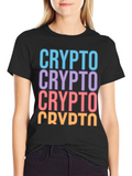 Crypto T-Shirt - Colorful Graphic Tee product image 1