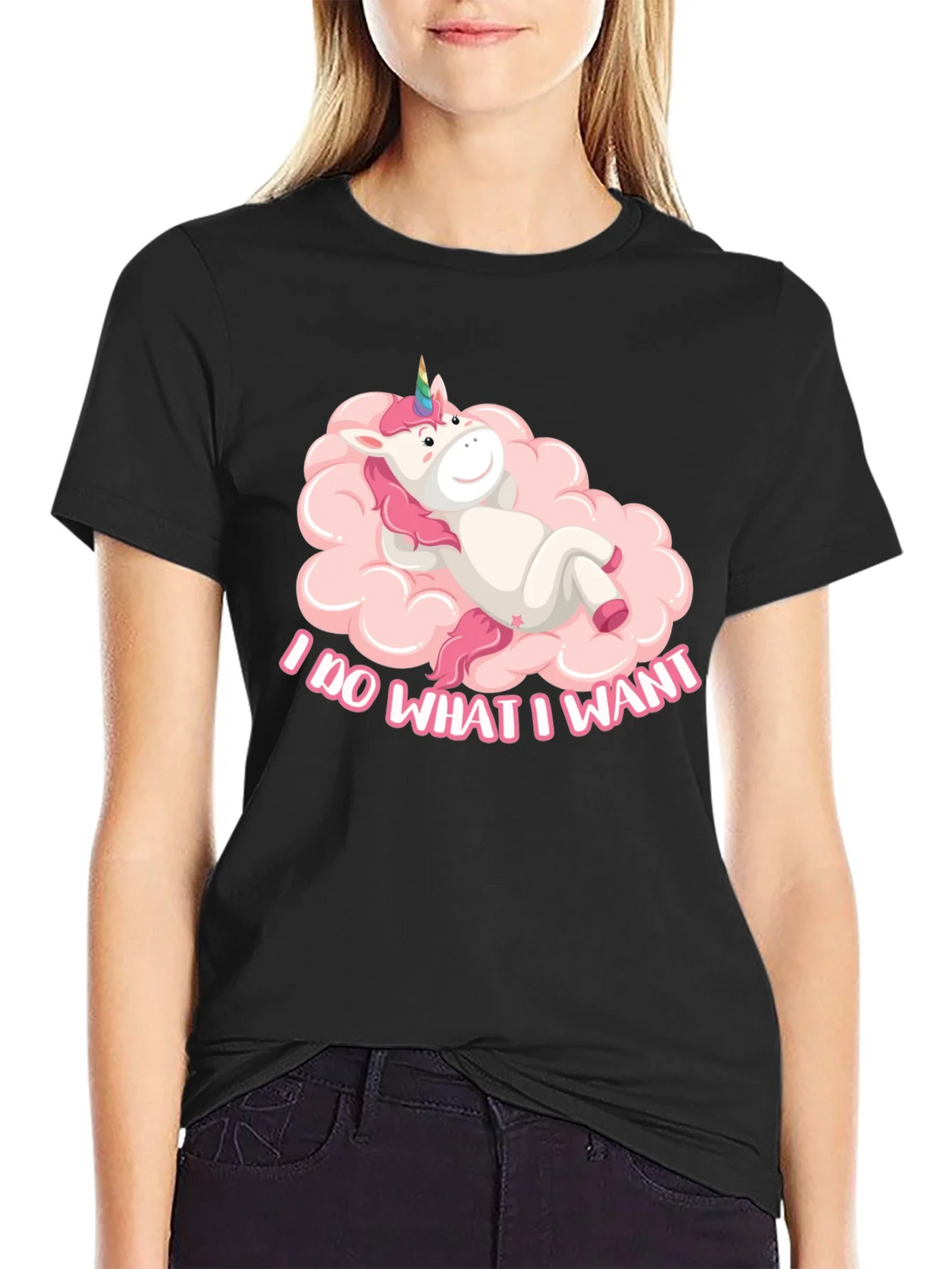 Unicorn Cloud T-Shirt - I Do What I Want product image 2