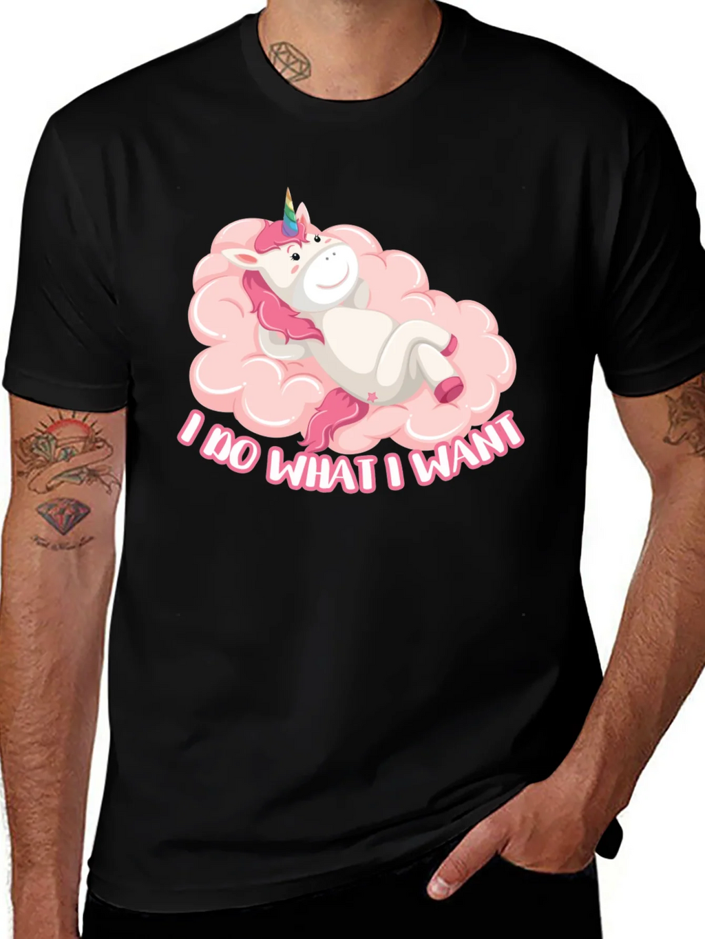 Unicorn Cloud T-Shirt - I Do What I Want product image 1