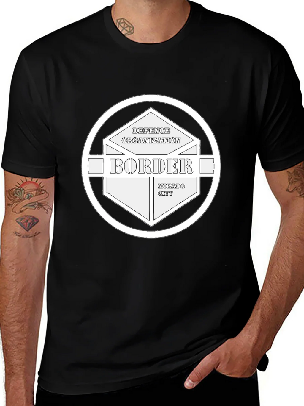Defence Organization Border City Graphic T-Shirt product image 1