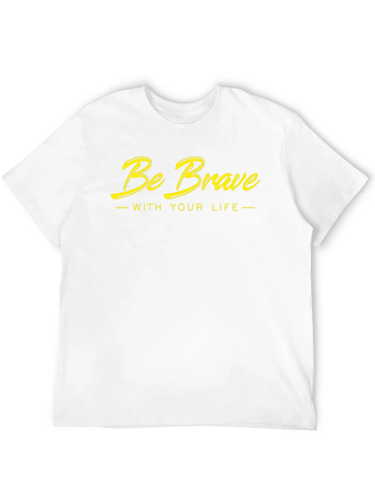 Be Brave Graphic Tee - Black Cotton T-Shirt product image 8