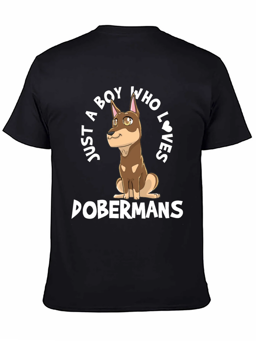 Boy Who Loves Dobermans T-Shirt product image 4