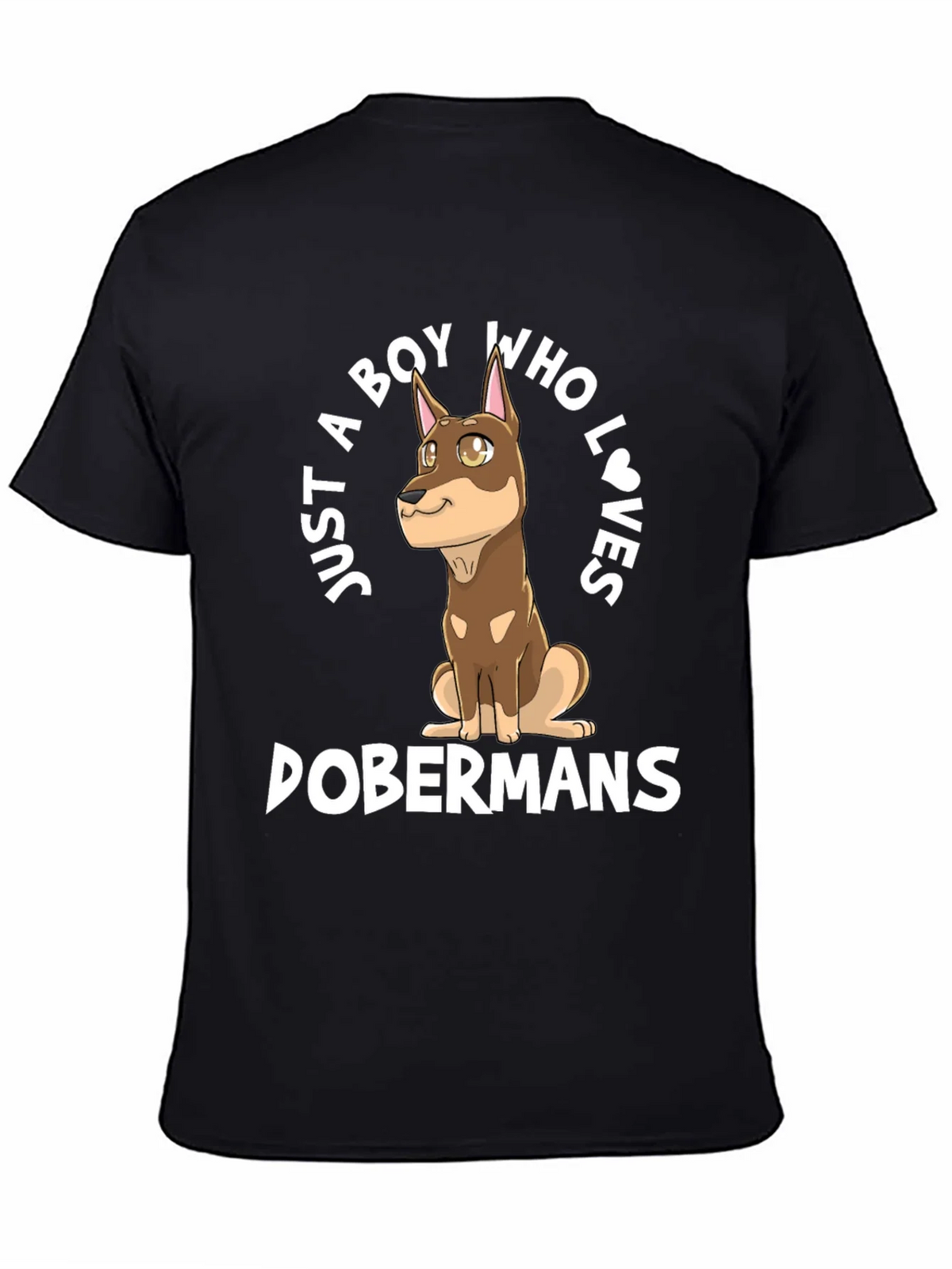 Boy Who Loves Dobermans T-Shirt product image 4