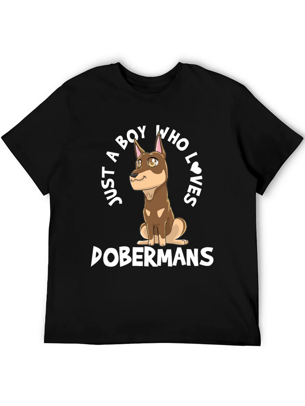 Boy Who Loves Dobermans T-Shirt product image 5