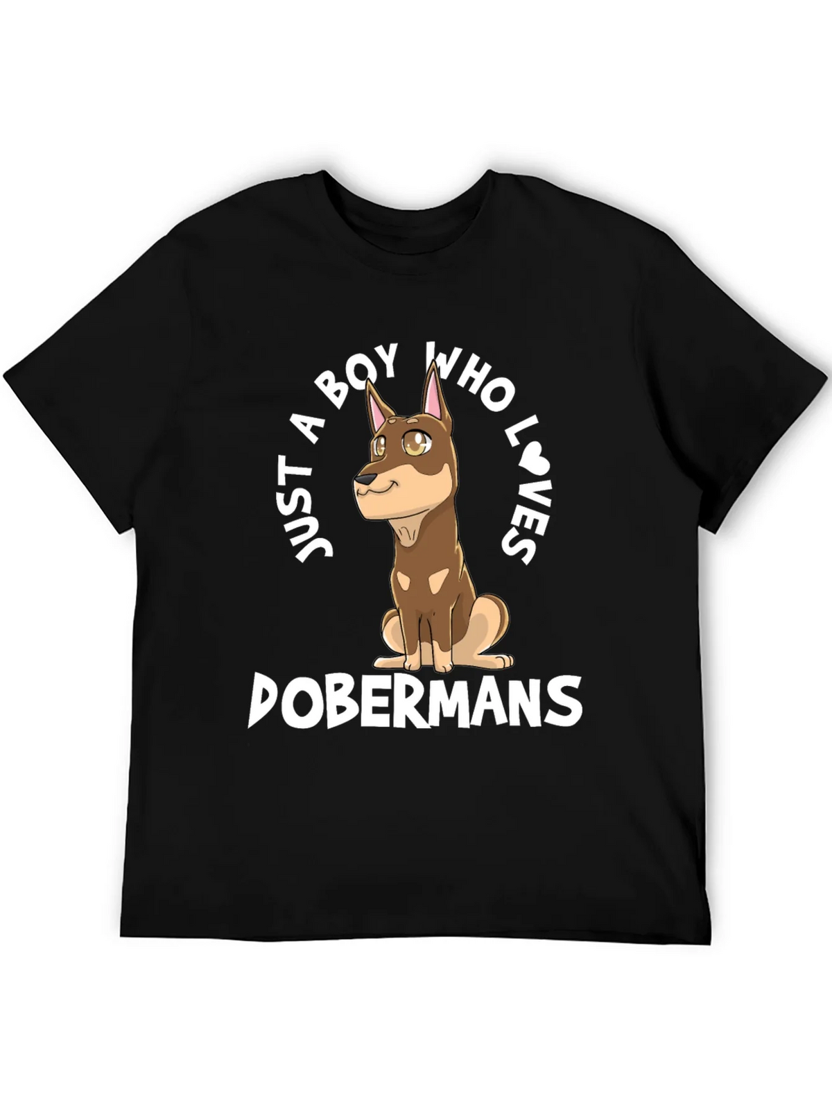 Boy Who Loves Dobermans T-Shirt product image 5