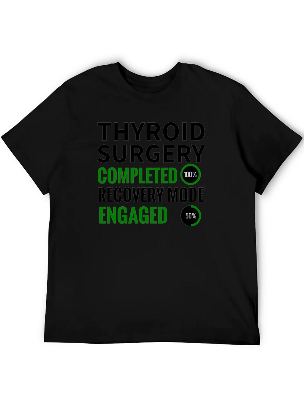 Thyroid Surgery Completed Recovery Mode T-Shirt product image 5