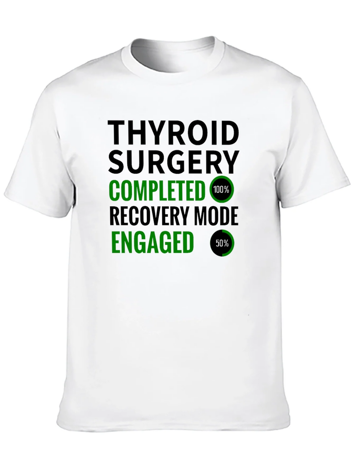 Thyroid Surgery Completed Recovery Mode T-Shirt product image 9