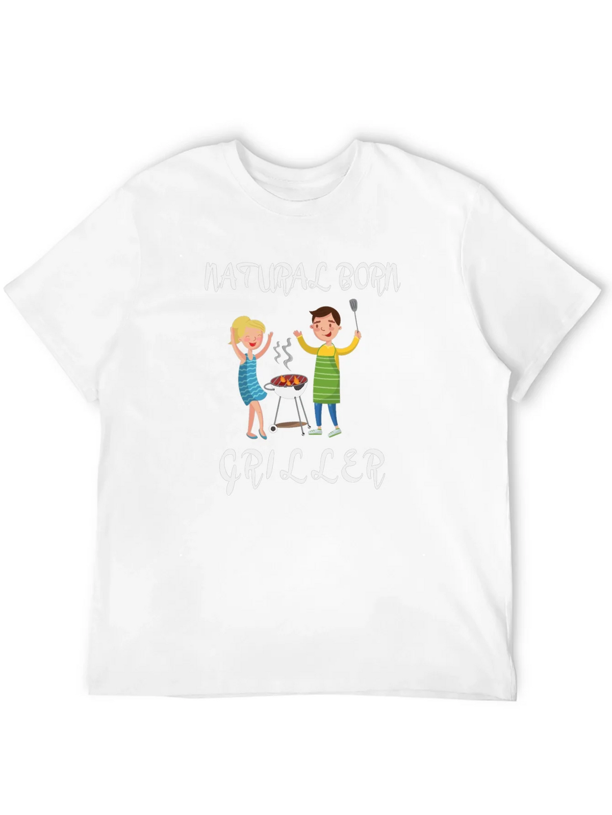 Natural Born Griller T-Shirt - BBQ Fun product image 11