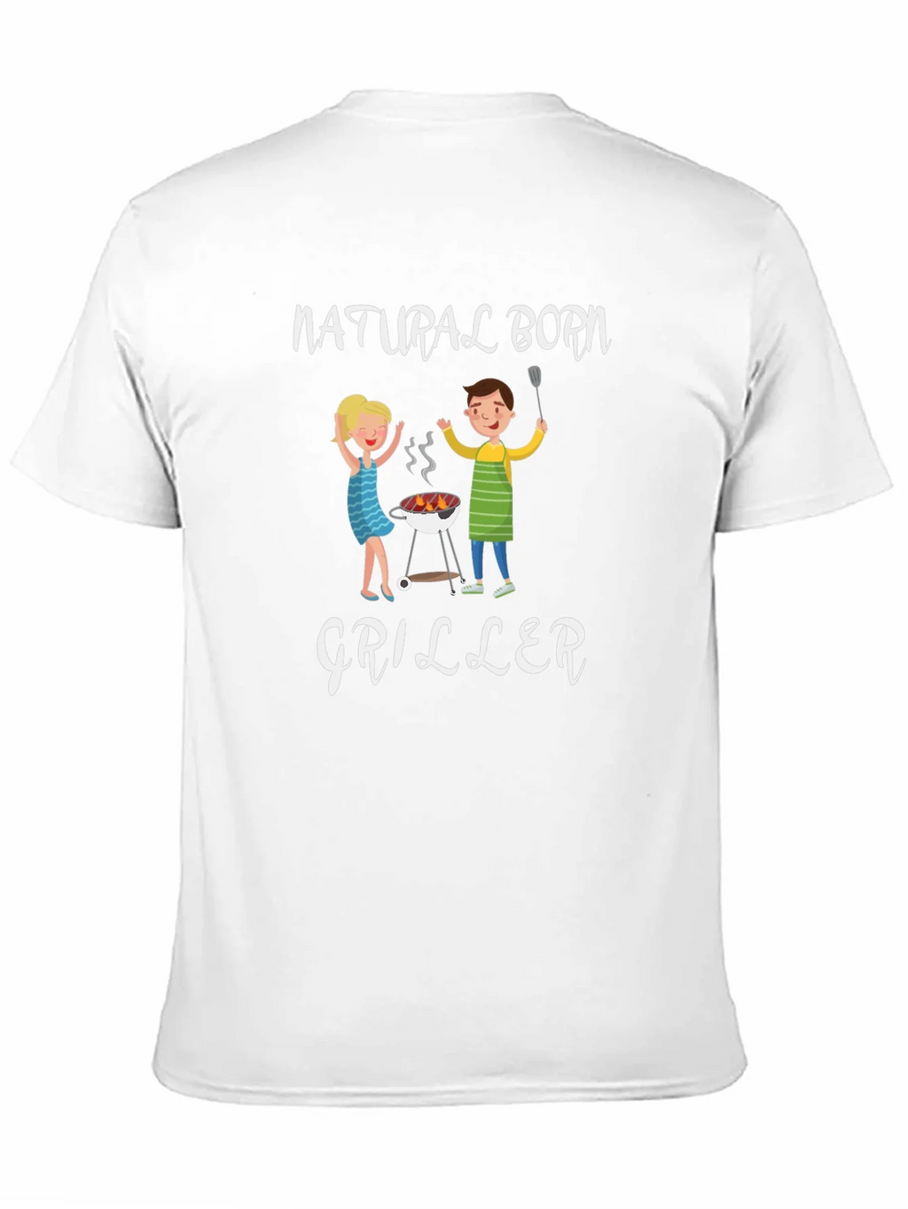 Natural Born Griller T-Shirt - BBQ Fun product image 10