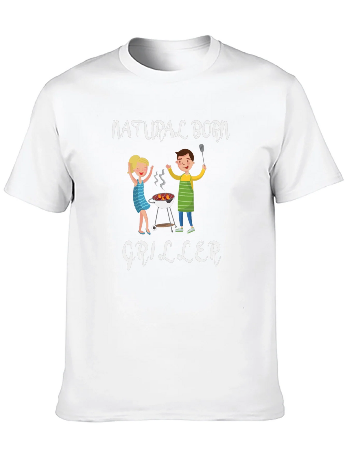 Natural Born Griller T-Shirt - BBQ Fun product image 9