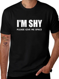 Im Shy Give Me Space Graphic T-Shirt product image 1
