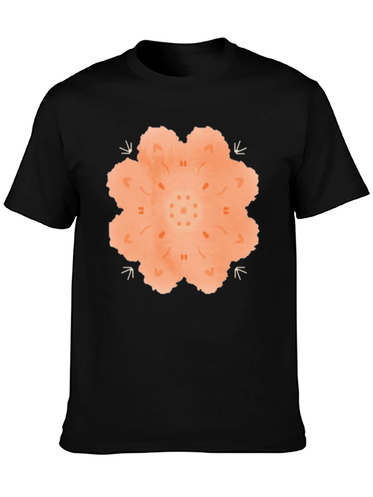 Mandala Graphic Black T-Shirt product image 3
