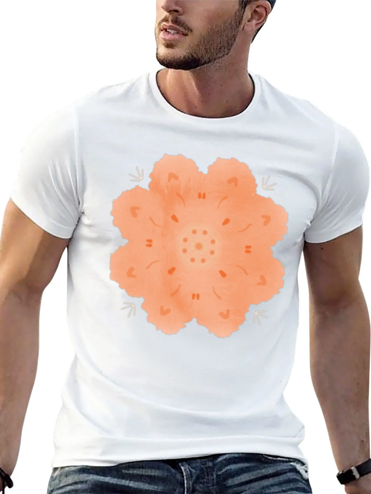 Mandala Graphic Black T-Shirt product image 12