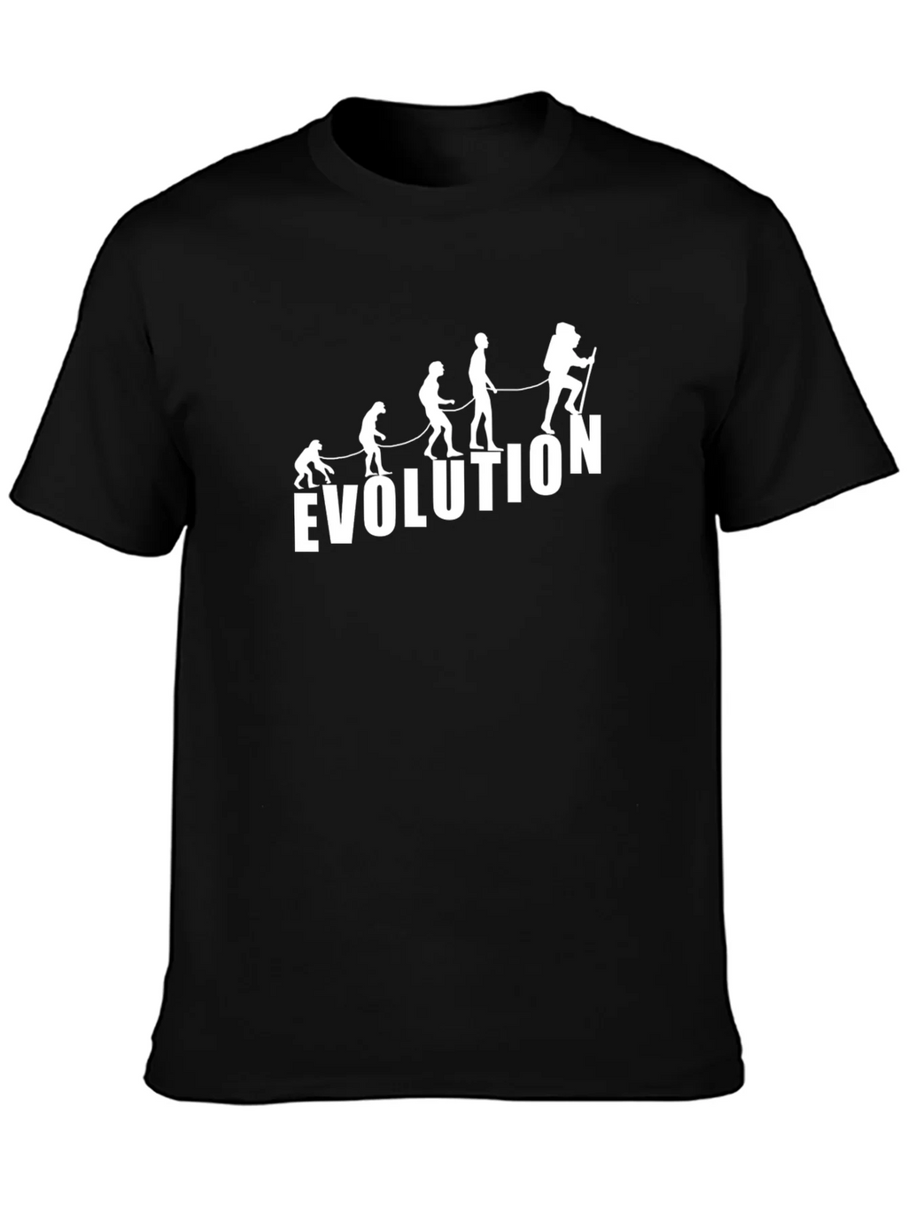 Evolution Hiker Graphic Tee - Black Cotton Blend product image 3