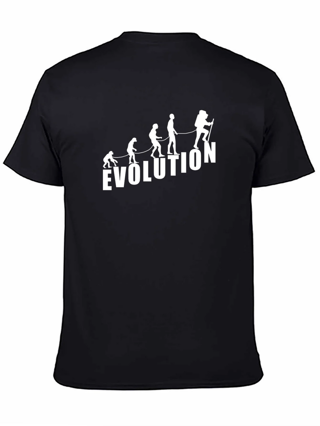 Evolution Hiker Graphic Tee - Black Cotton Blend product image 4