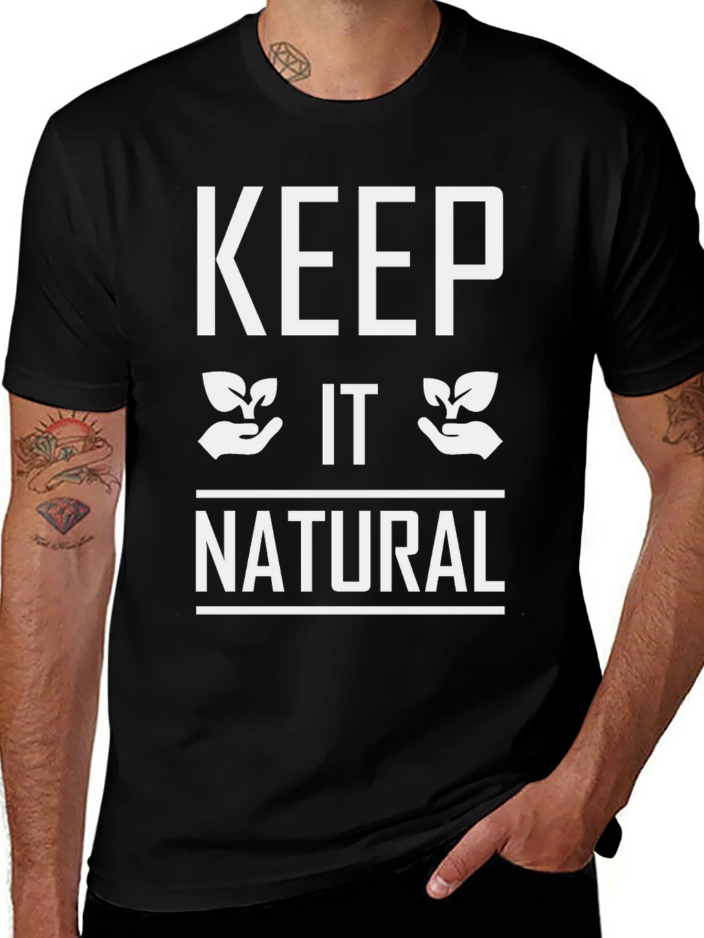 Keep it Natural T-Shirt - Eco Friendly Design product image 1