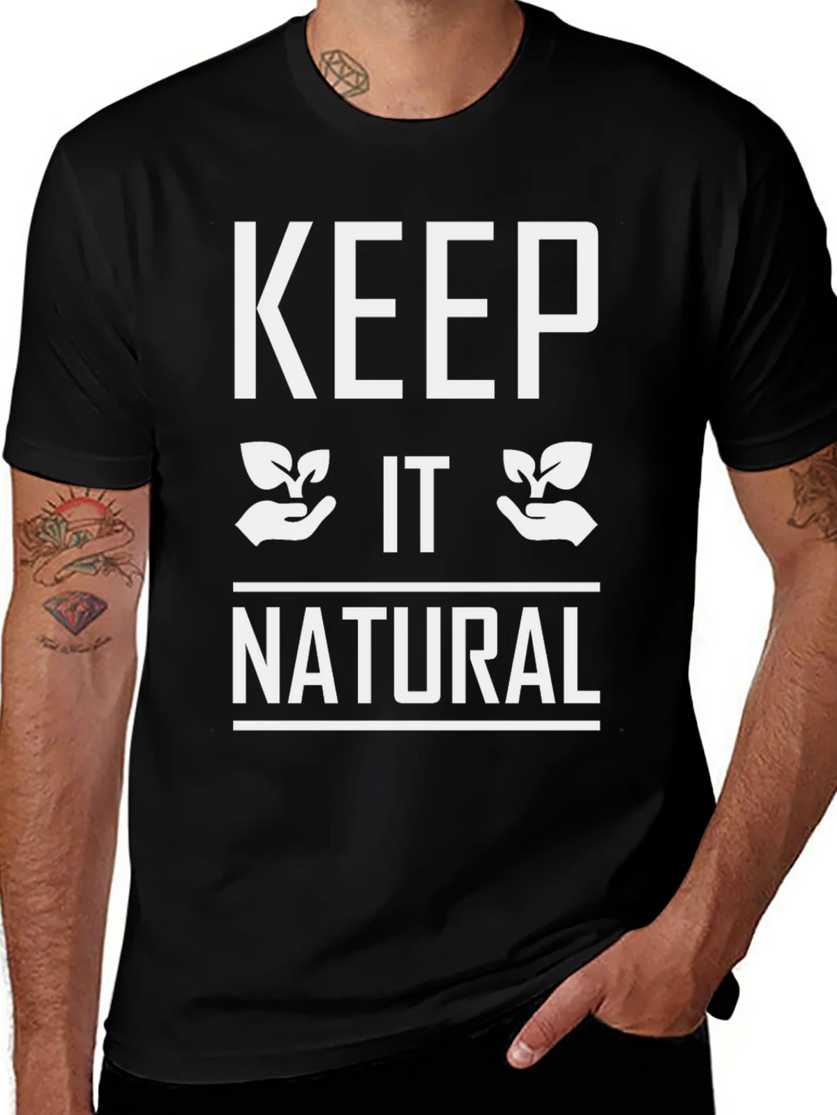 Keep it Natural T-Shirt - Eco Friendly Design product image 1