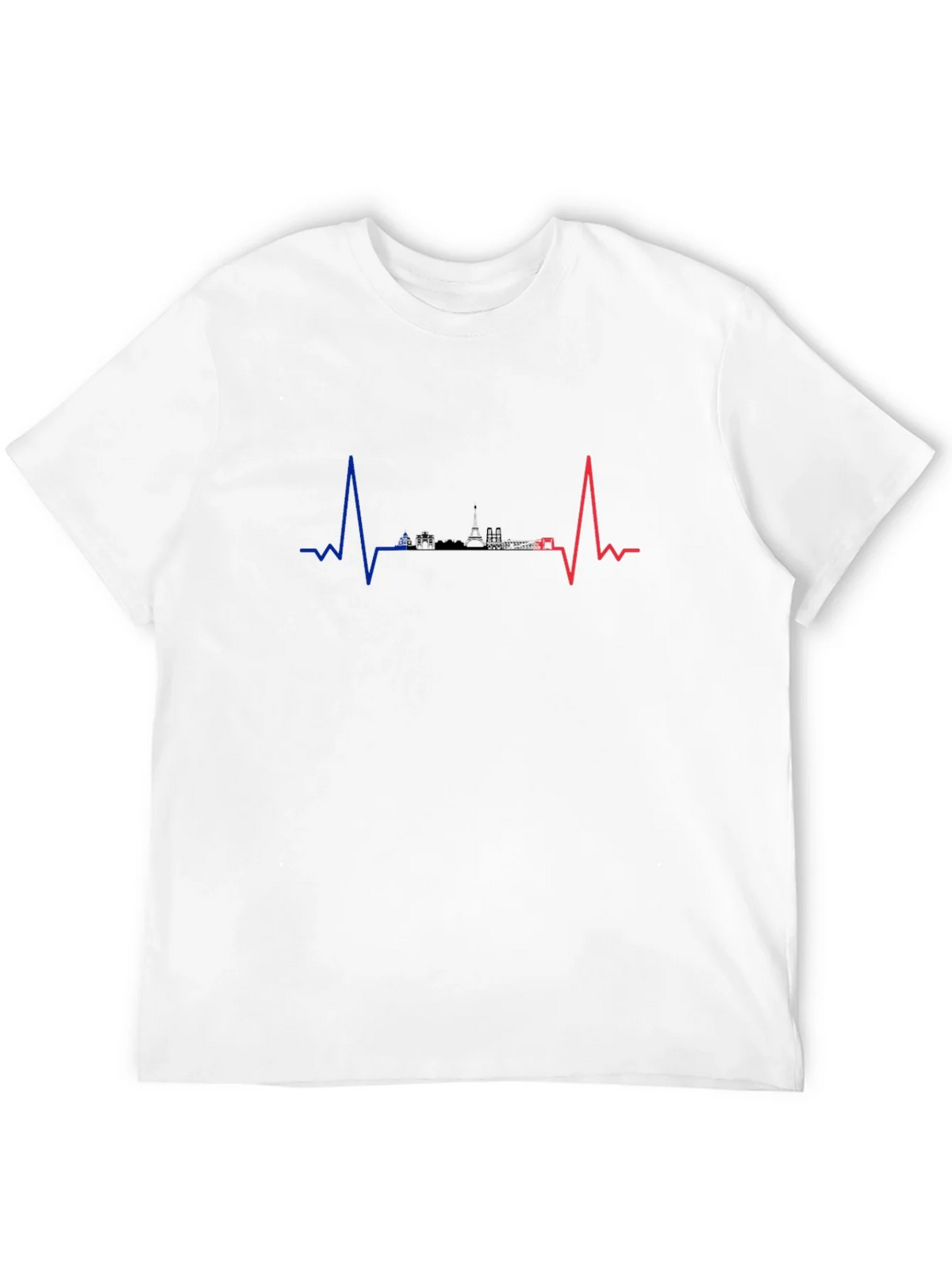 Paris Heartbeat T-Shirt - City Skyline Pulse product image 7