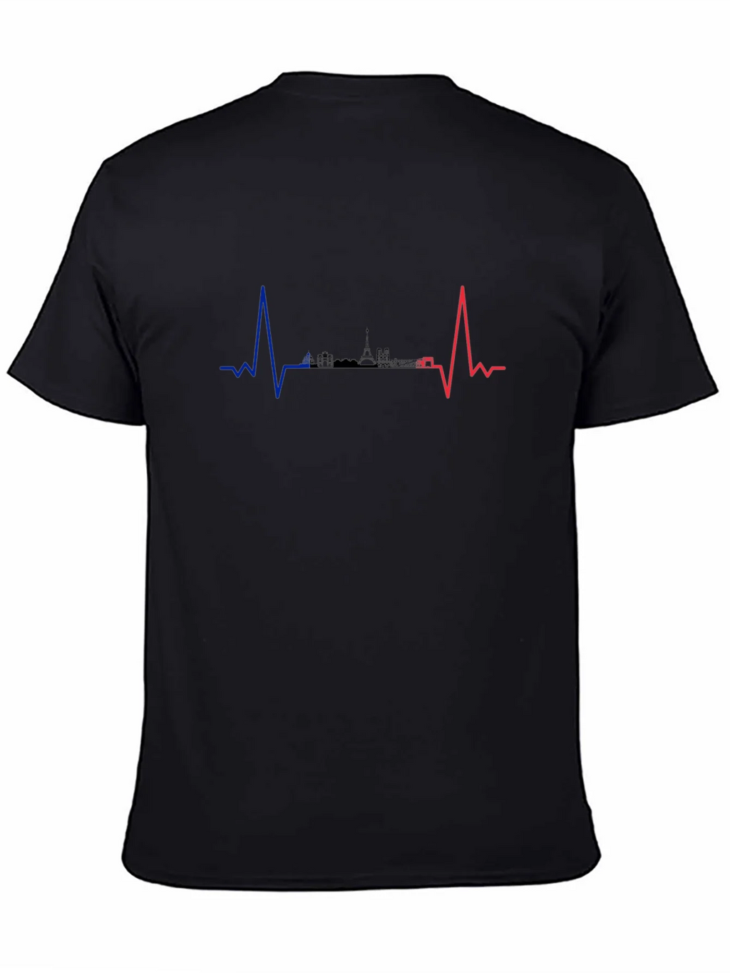 Paris Heartbeat T-Shirt - City Skyline Pulse product image 3