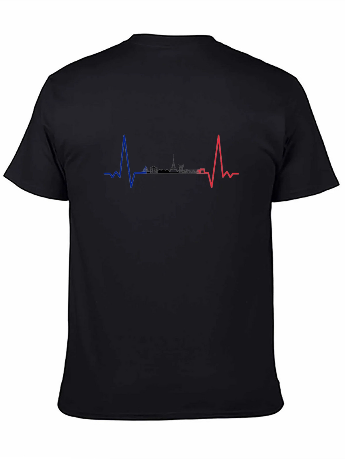 Paris Heartbeat T-Shirt - City Skyline Pulse product image 3