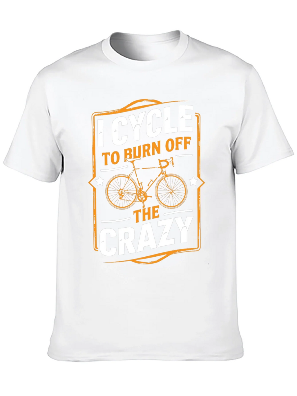 I Cycle to Burn Off The Crazy T-Shirt product image 4