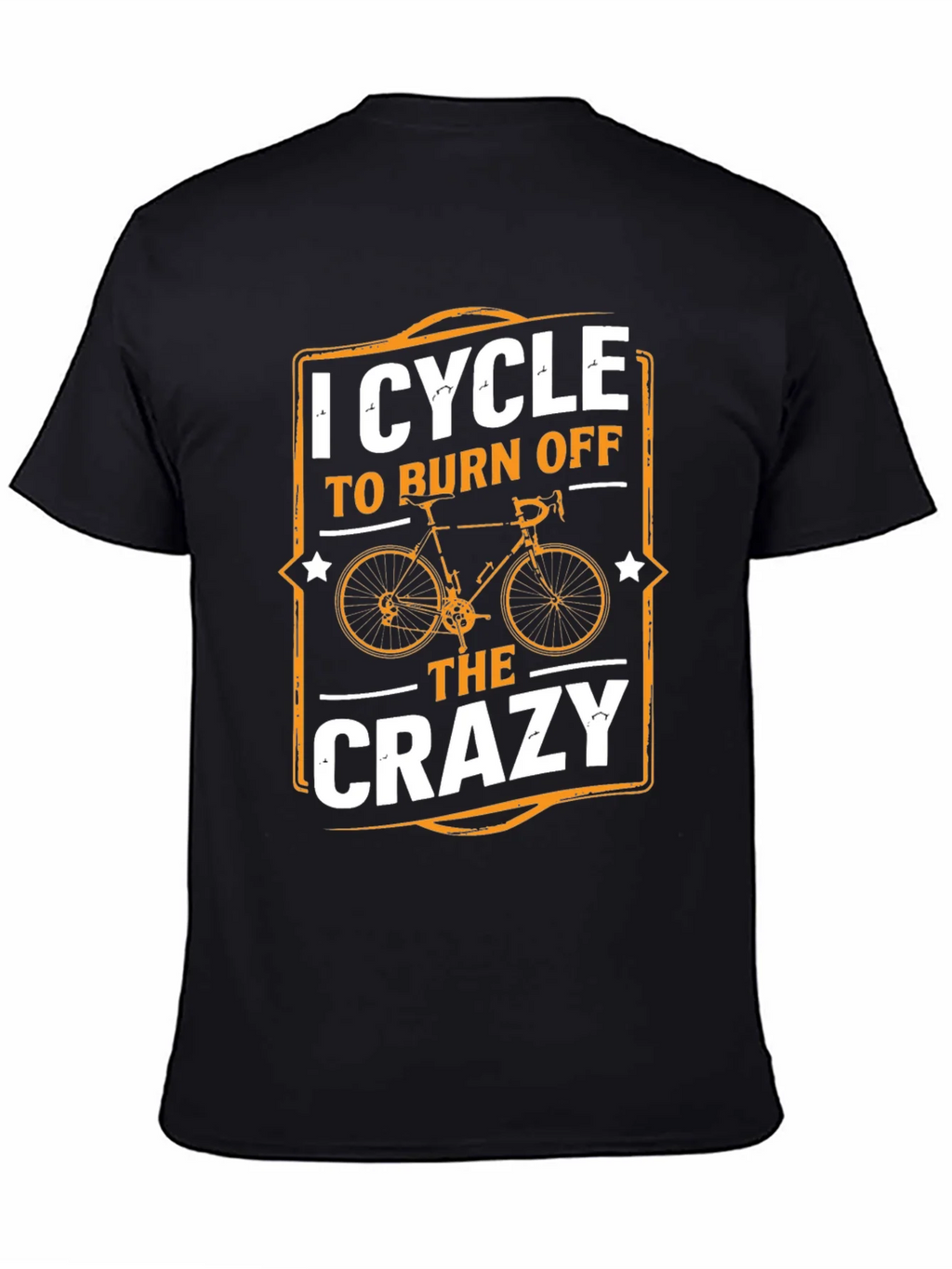 I Cycle to Burn Off The Crazy T-Shirt product image 2