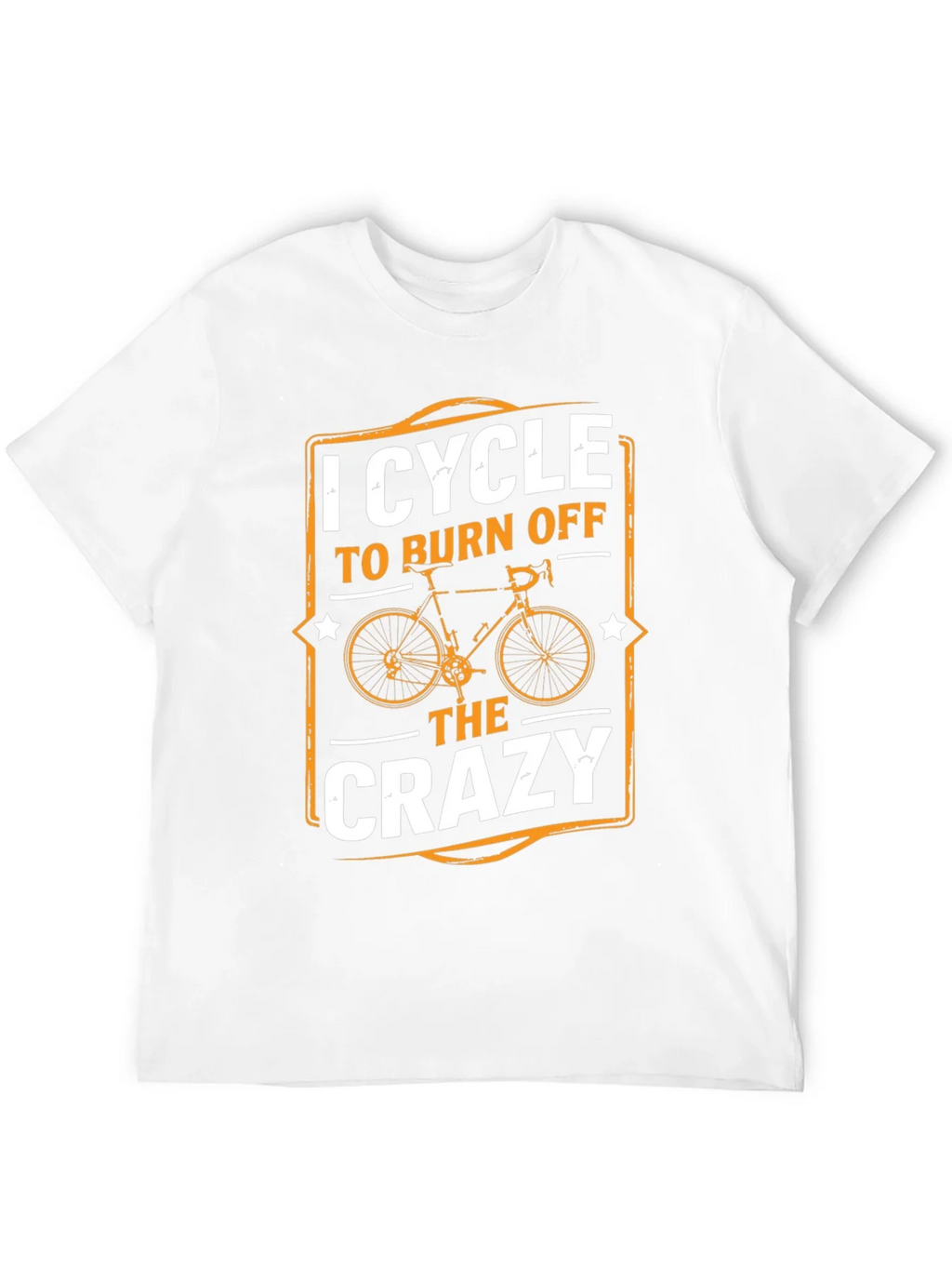 I Cycle to Burn Off The Crazy T-Shirt product image 5