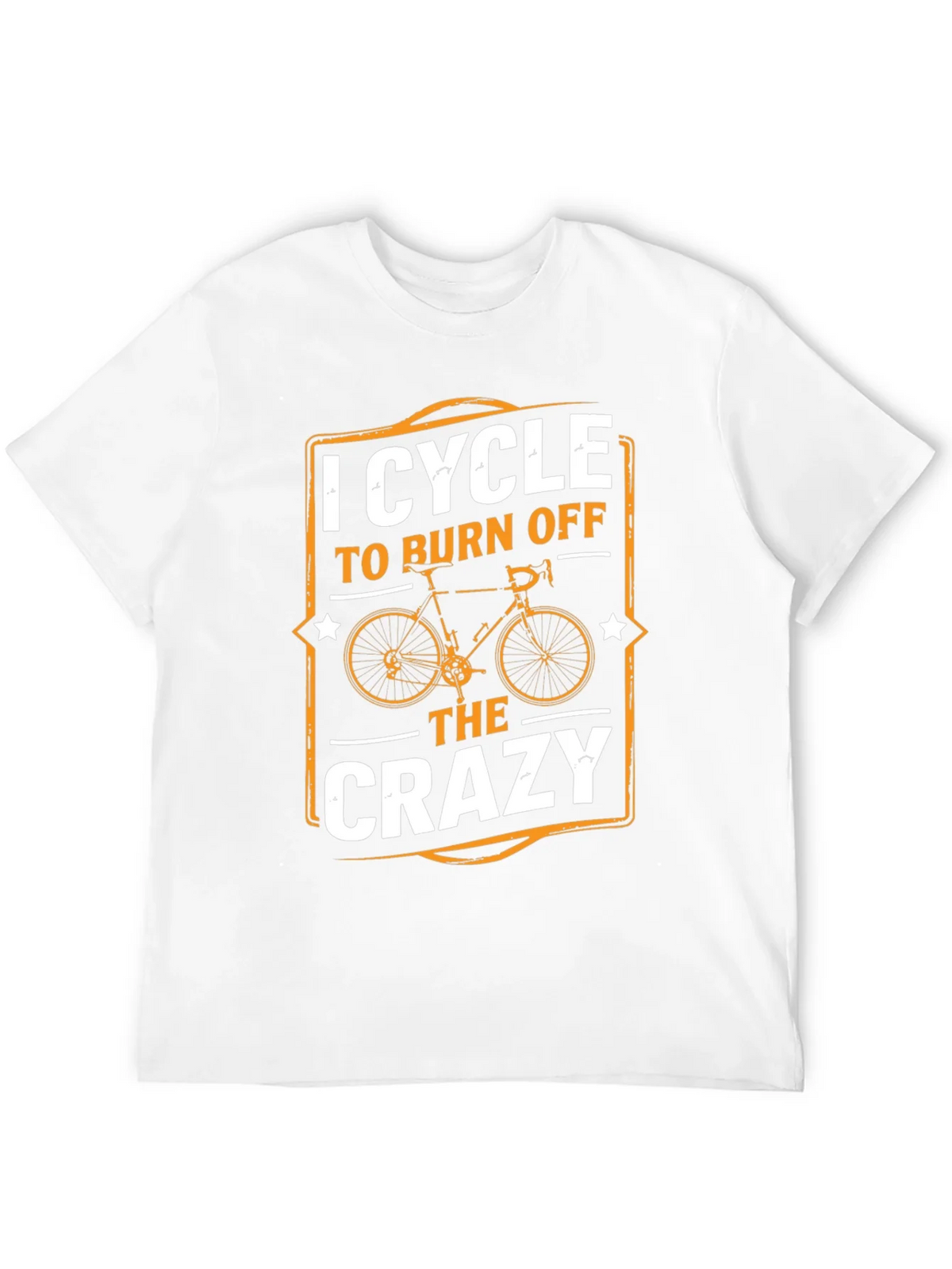 I Cycle to Burn Off The Crazy T-Shirt product image 5