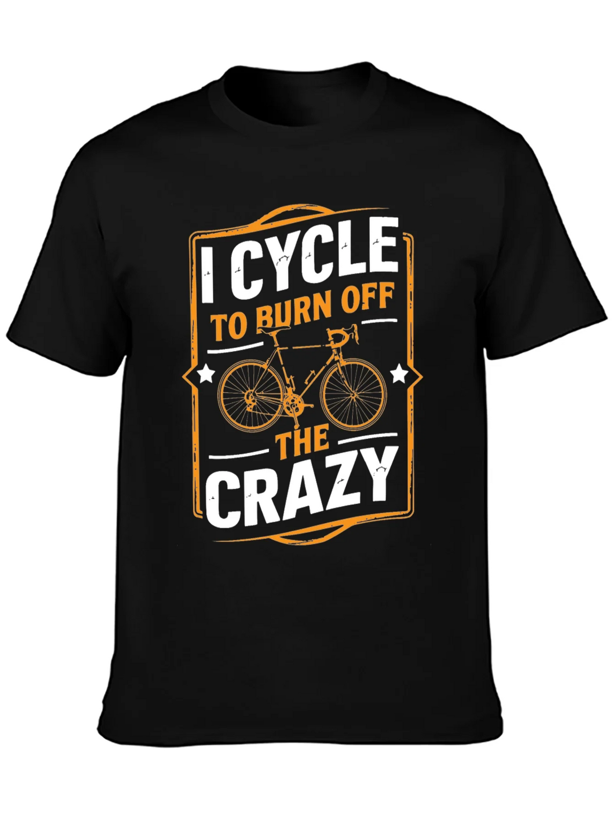 I Cycle to Burn Off The Crazy T-Shirt product image 1