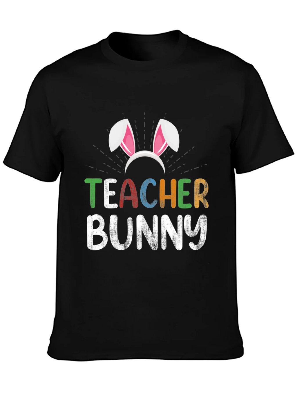 Teacher Bunny Easter T-Shirt product image 3