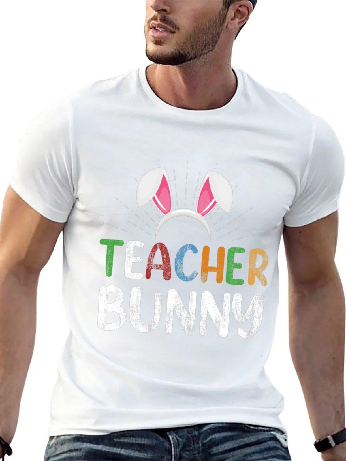 Teacher Bunny Easter T-Shirt product image 12