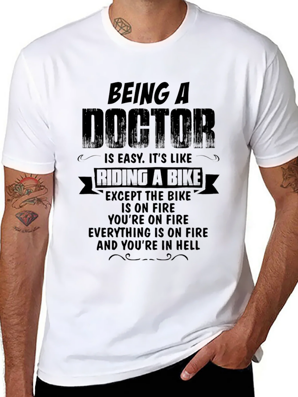 Being a Doctor Funny T-Shirt product image 7
