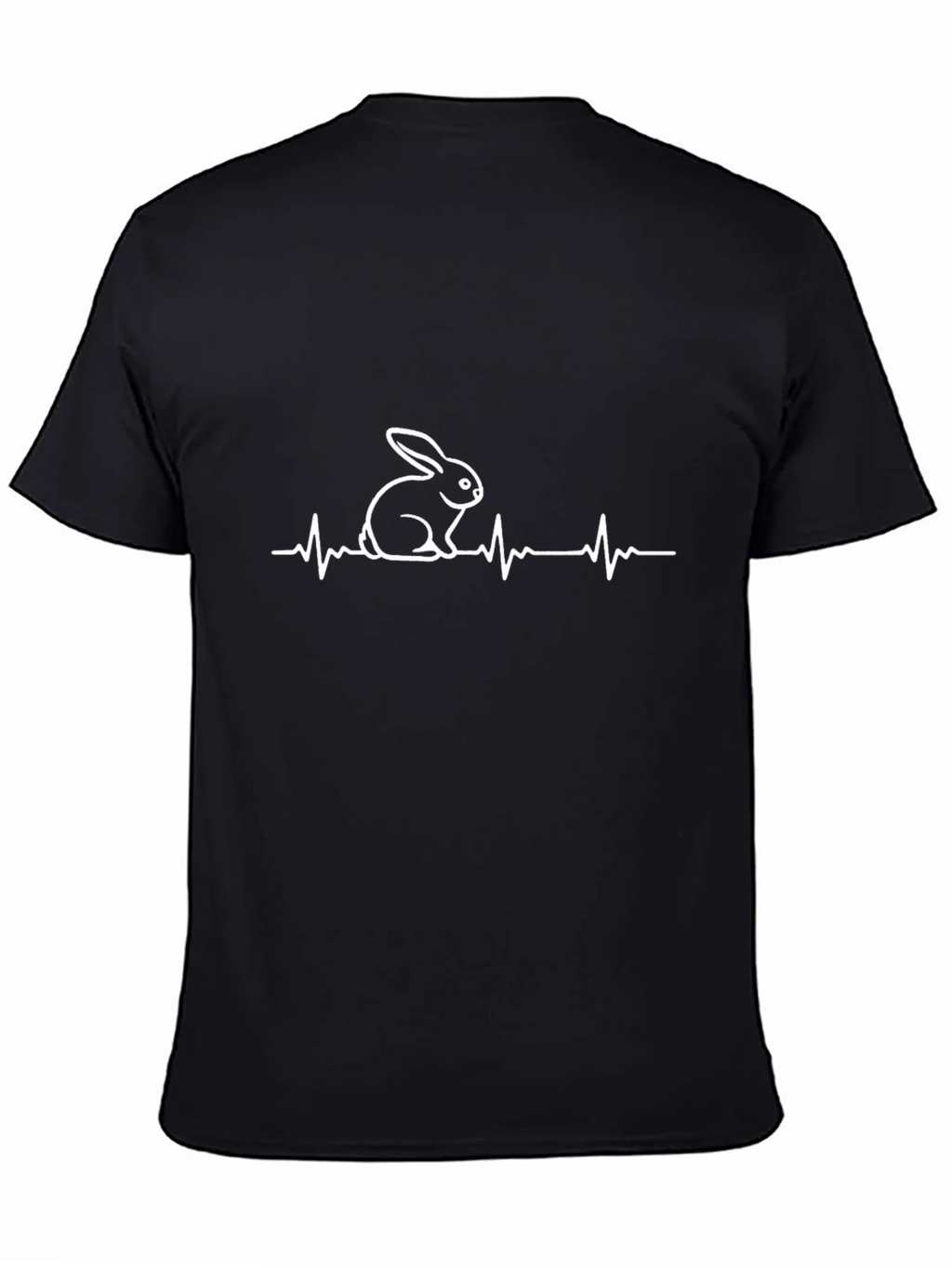 Rabbit Heartbeat T-Shirt - Cute Animal Tee product image 4