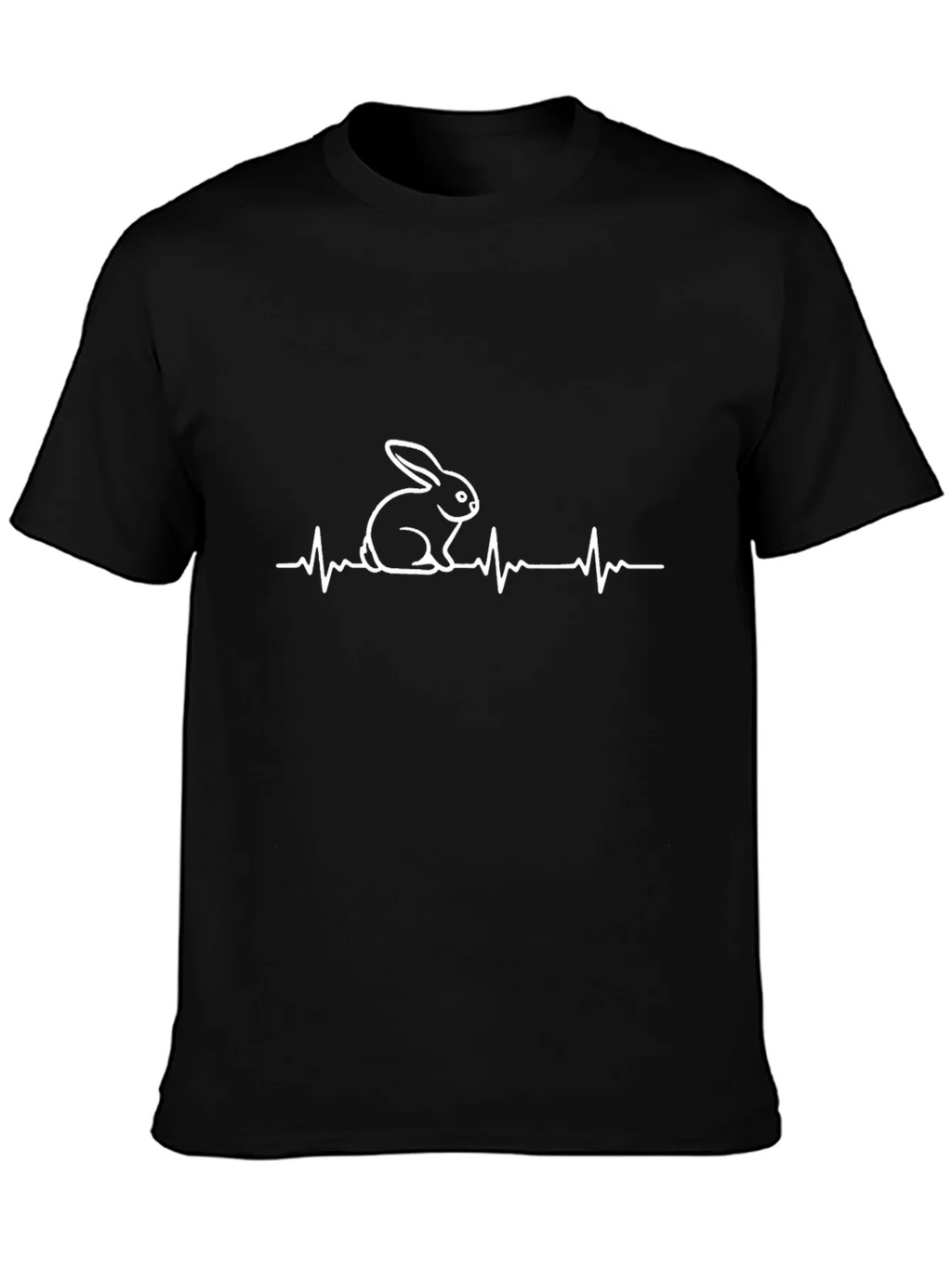 Rabbit Heartbeat T-Shirt - Cute Animal Tee product image 3