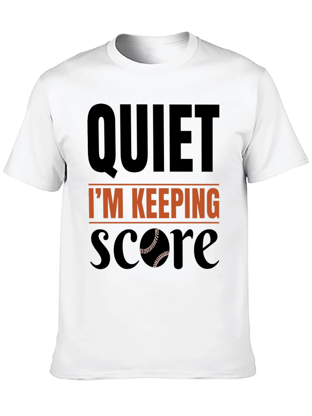 Quiet Im Keeping Score Baseball T-Shirt product image 9