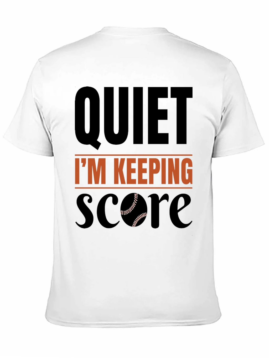 Quiet Im Keeping Score Baseball T-Shirt product image 10