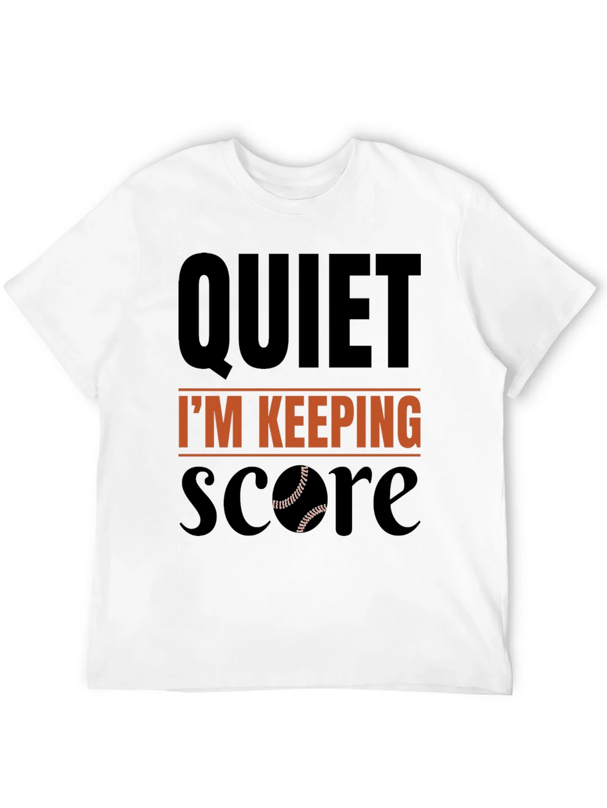 Quiet Im Keeping Score Baseball T-Shirt product image 11