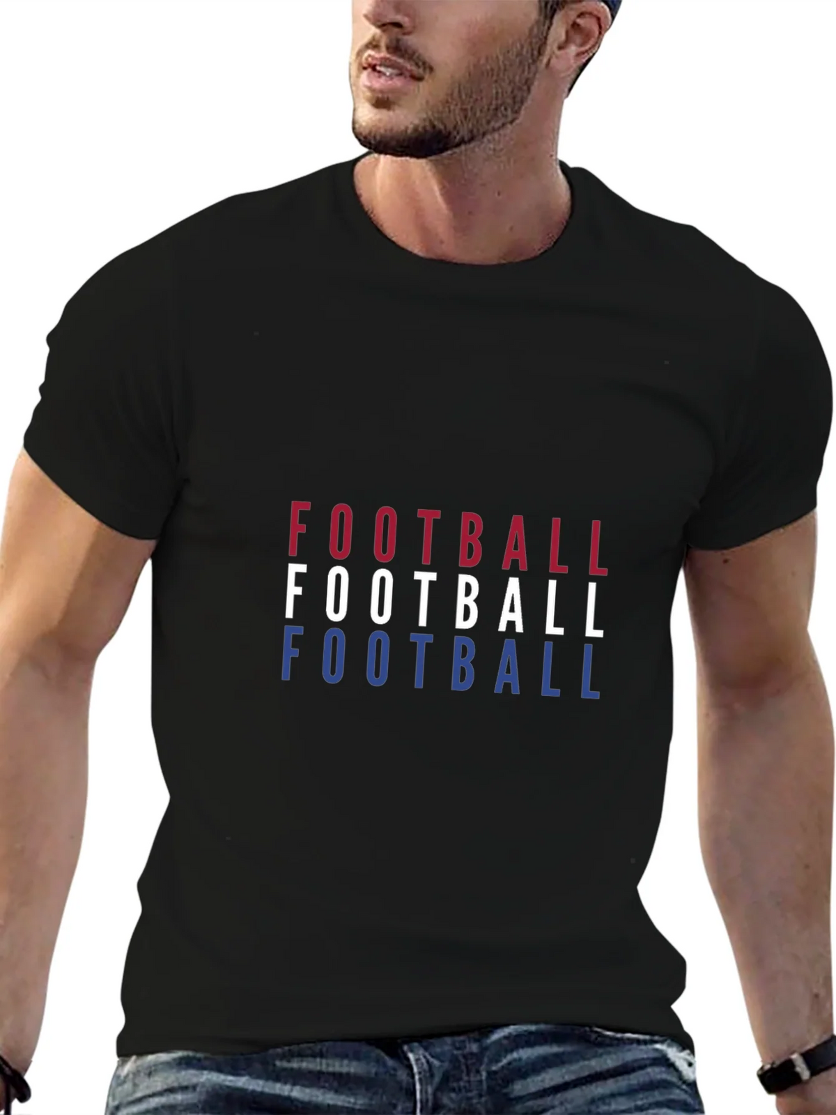 Football Graphic T-Shirt Stylish Sports Tee product image 4