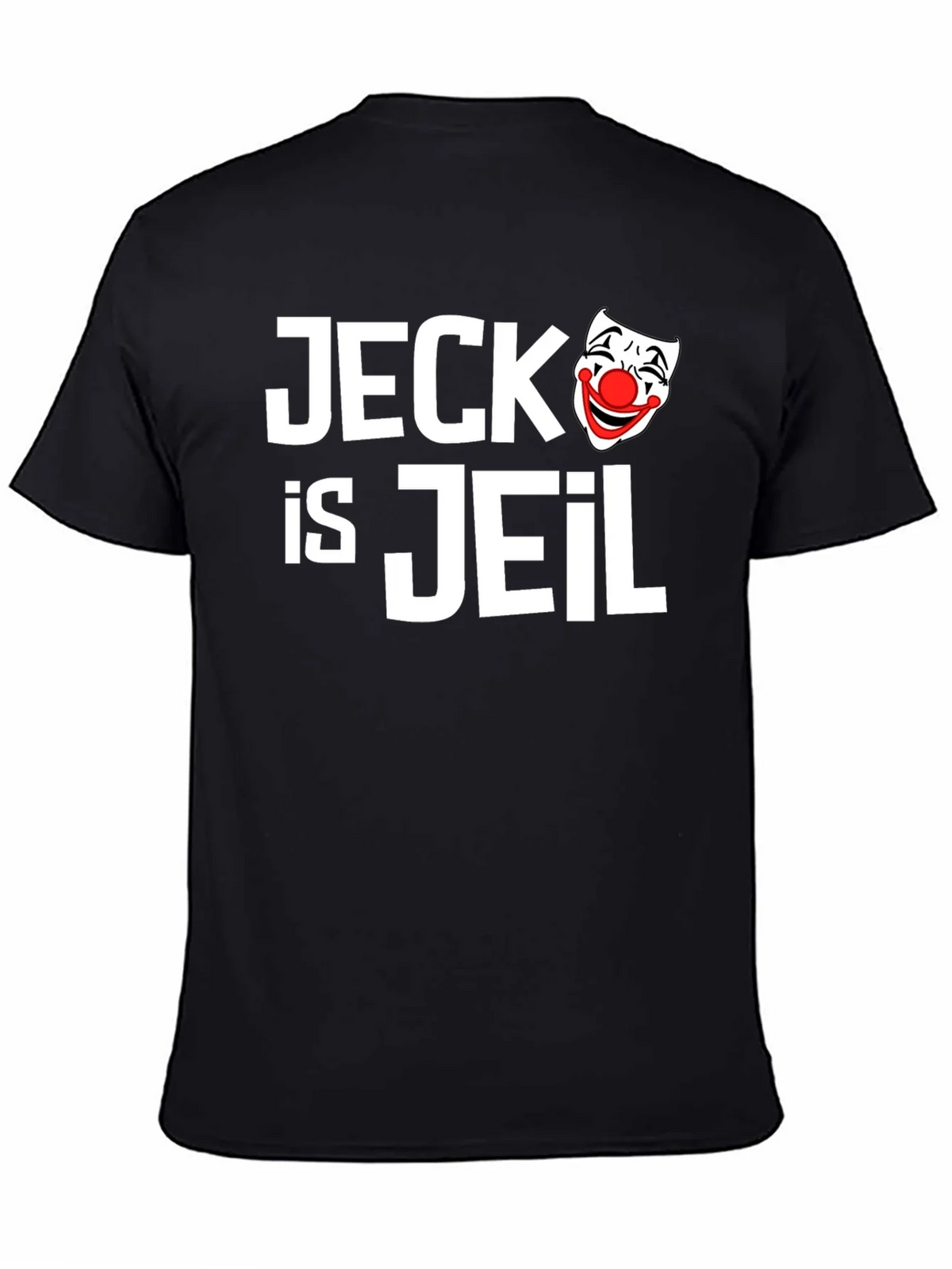 Jeck is Jeil Clown T-Shirt - Funny Graphic Tee product image 4