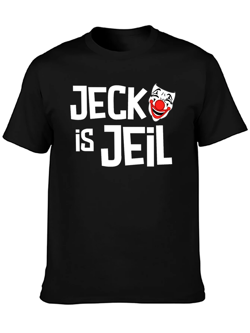 Jeck is Jeil Clown T-Shirt - Funny Graphic Tee product image 3