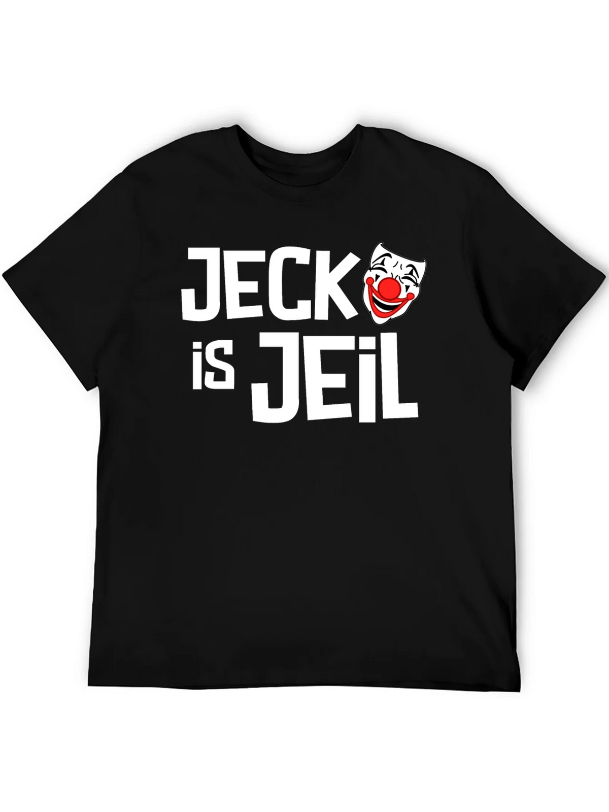 Jeck is Jeil Clown T-Shirt - Funny Graphic Tee product image 5