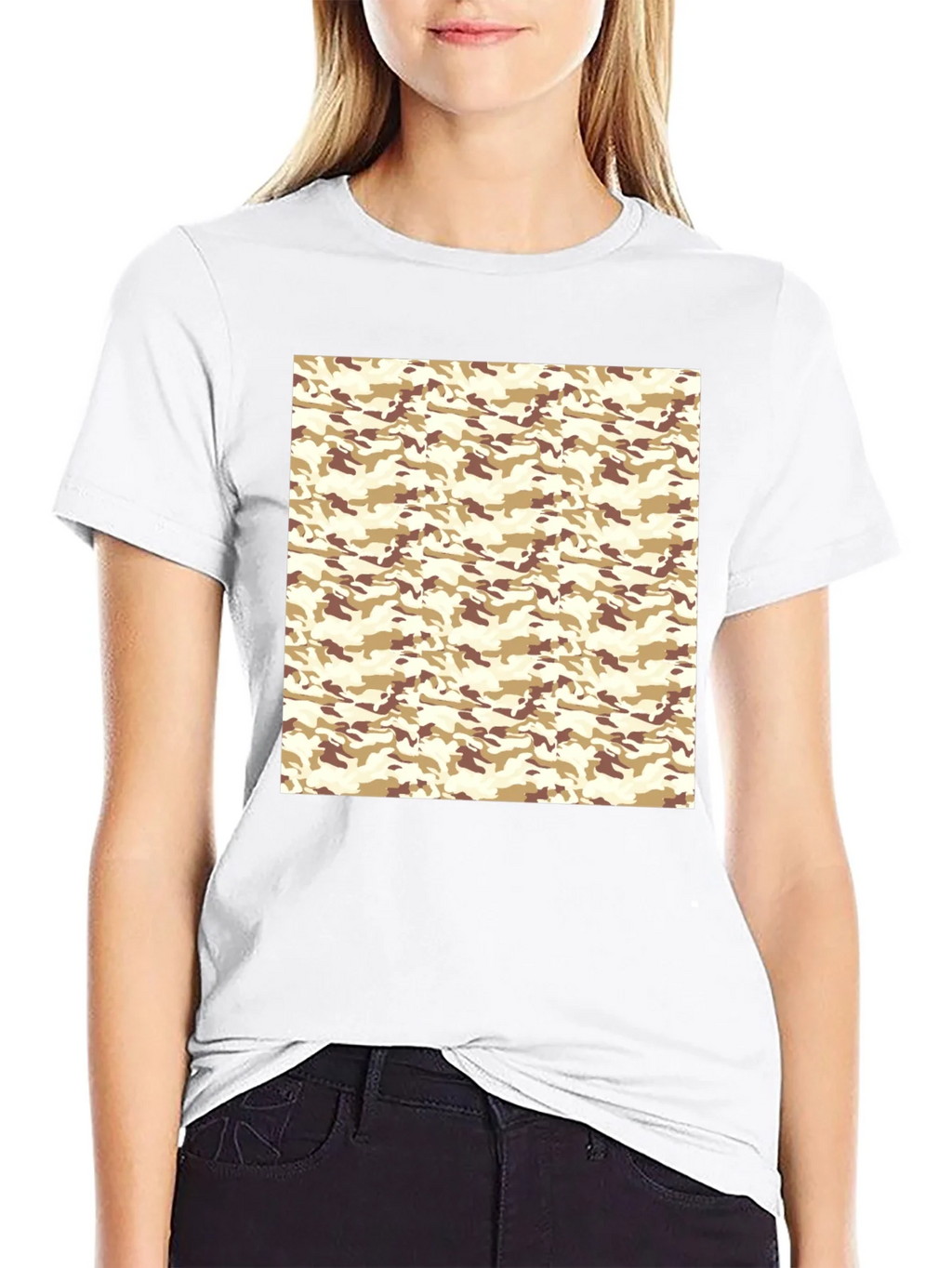 Camo Pattern Black T-Shirt product image 8