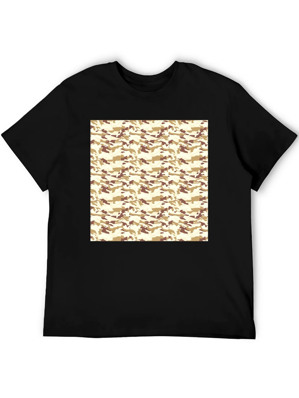 Camo Pattern Black T-Shirt product image 5