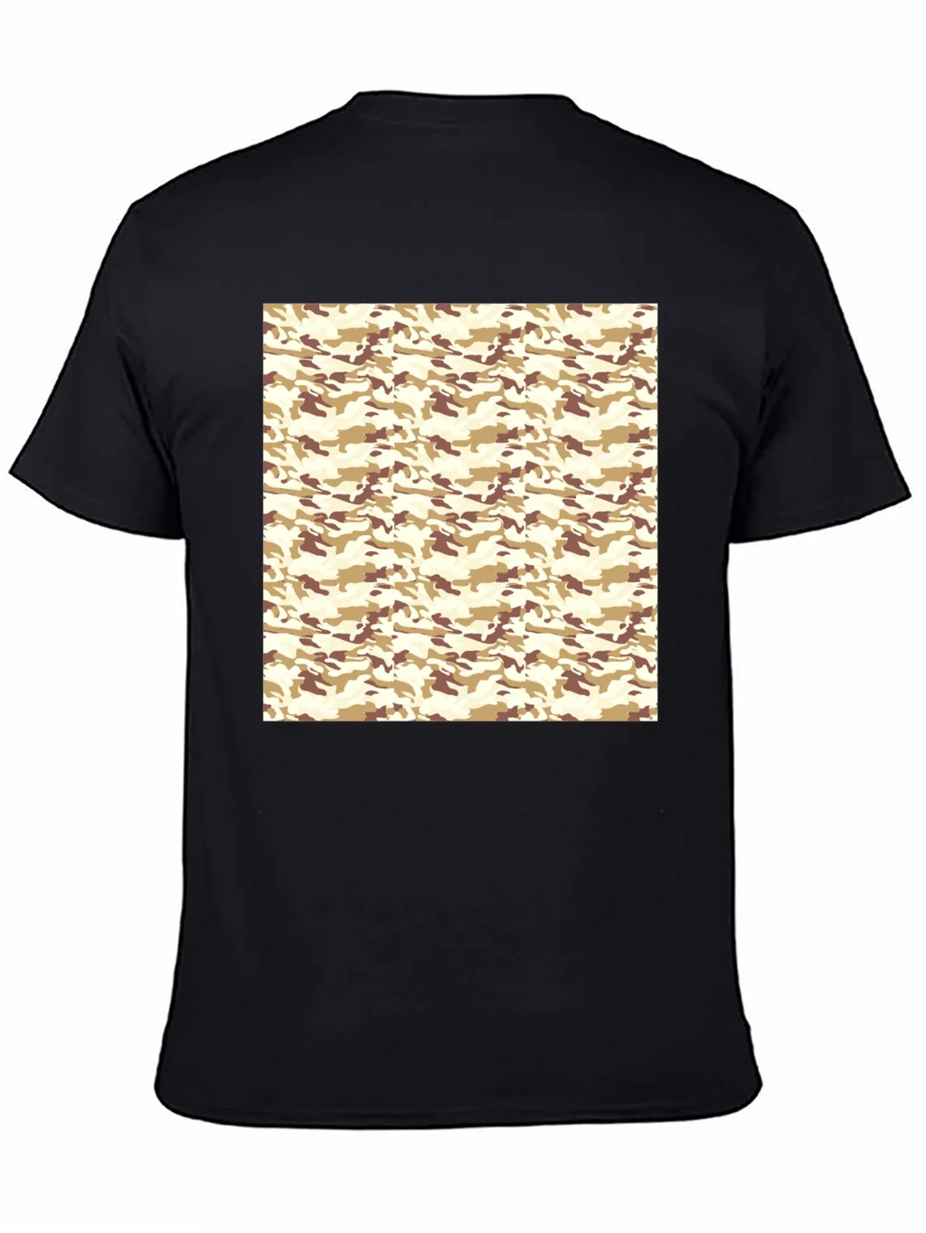 Camo Pattern Black T-Shirt product image 4