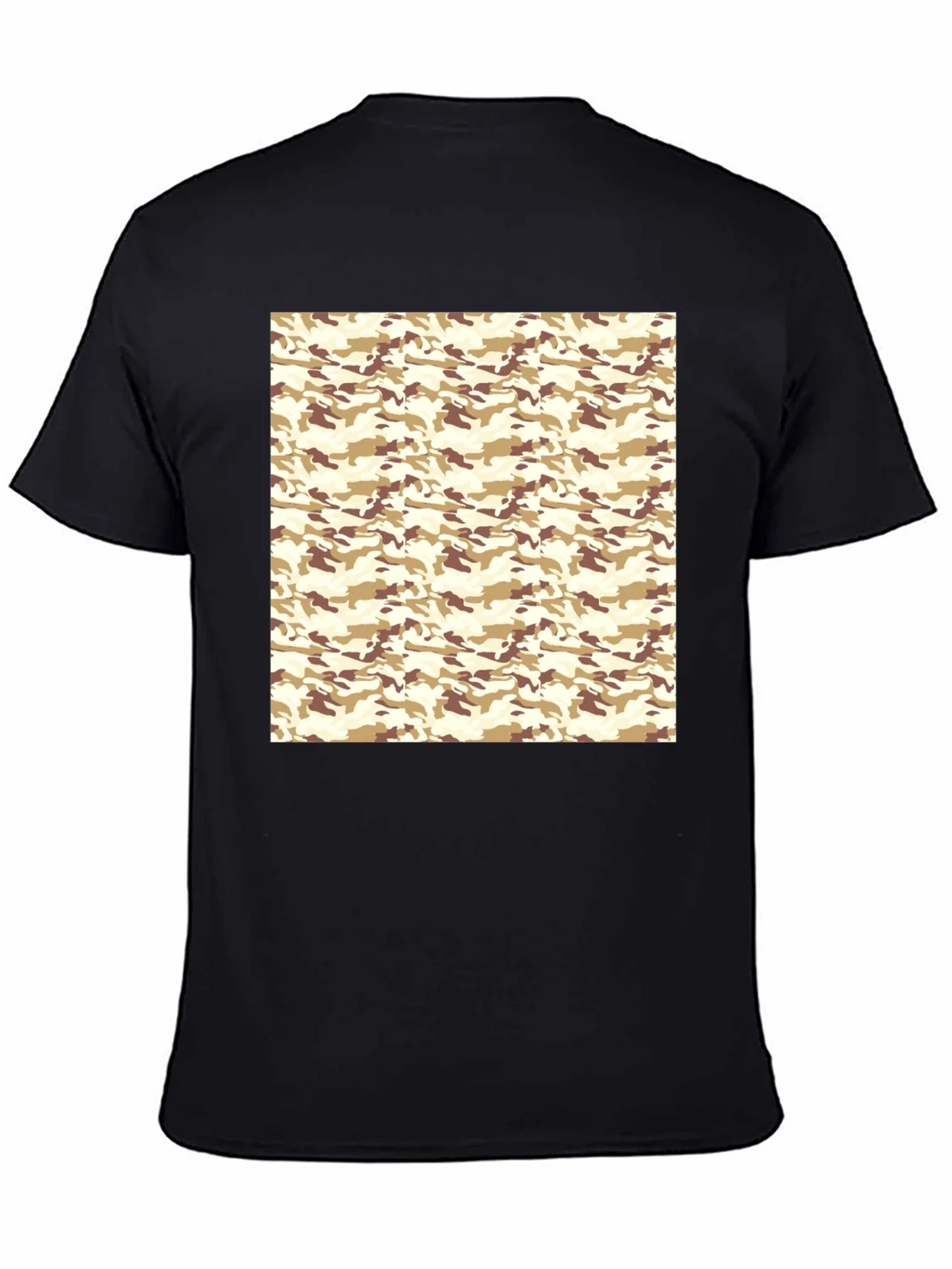 Camo Pattern Black T-Shirt product image 4