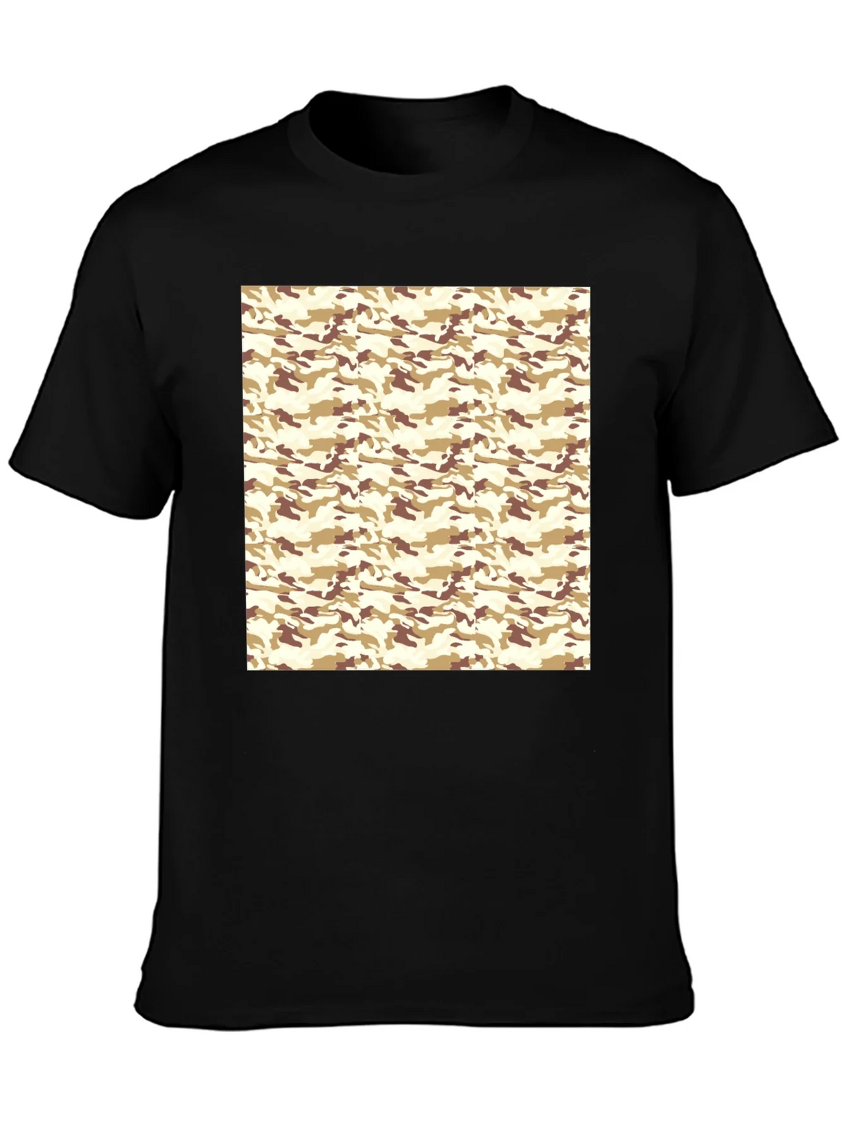 Camo Pattern Black T-Shirt product image 3