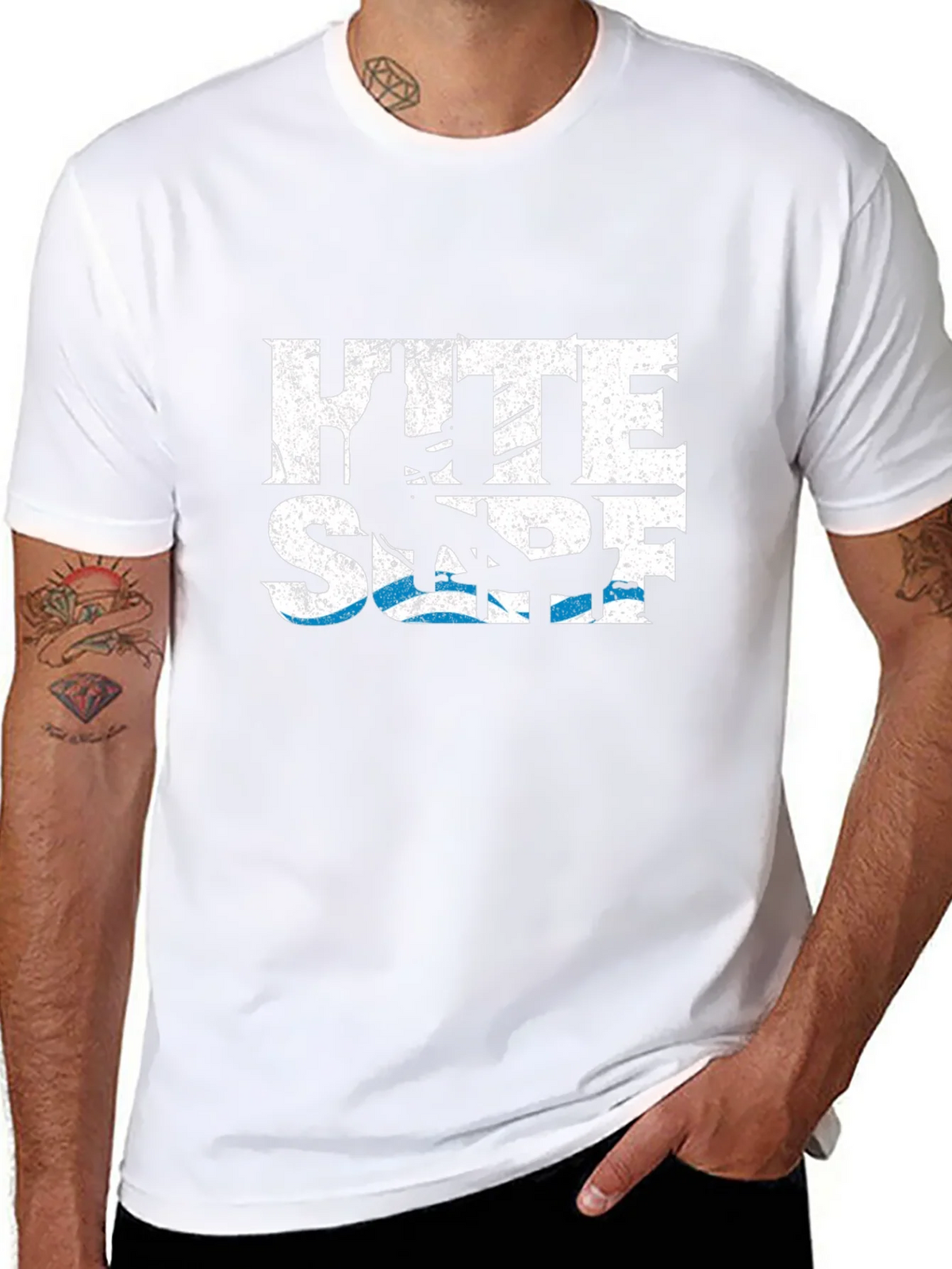 Kite Surf Graphic Tee - Black product image 7
