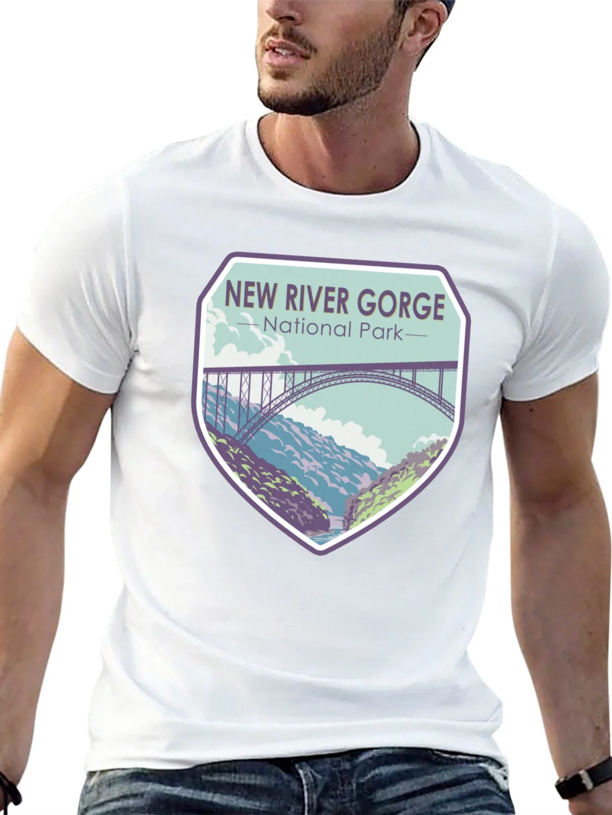 New River Gorge National Park Graphic Tee product image 4
